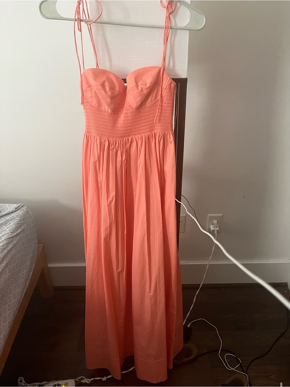 Staud Women's Coral Maxi Sundress with Smocked Bodice